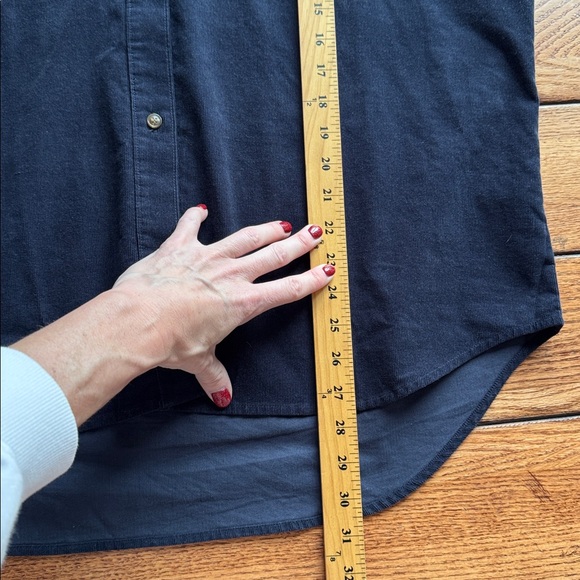 NWOT Tuckernuck Corduroy Bryne Button Down Size Large Navy Classic Cotton Shirt - Picture 12 of 12